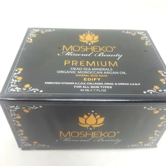 Mosheko Premium Dead Sea Minerals Mud Mask Edify New in Package - Picture 1 of 7
